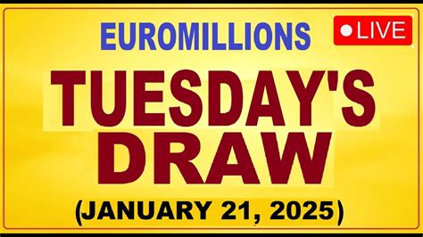 euromillions live draw tonight youtube time|The National Lottery EuroMillions Live draw results from.